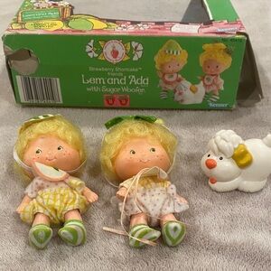 Strawberry Shortcake Lemon Meringue Dolls with Sugar Woofer